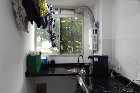 Cozinha e Área de Serviço de apartamento para alugar com 2 quartos, 50m² em Guaratiba, Rio de Janeiro
