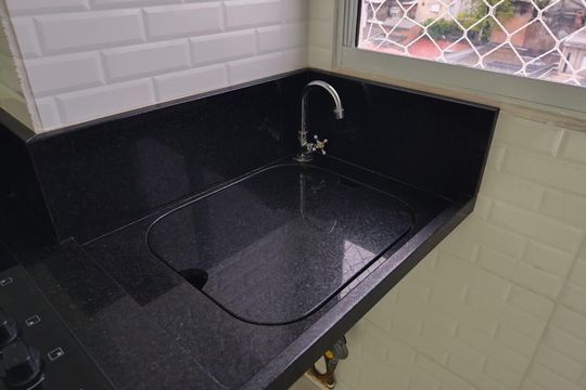 Área de serviço de apartamento à venda com 2 quartos, 40m² em Jardim Egle, São Paulo