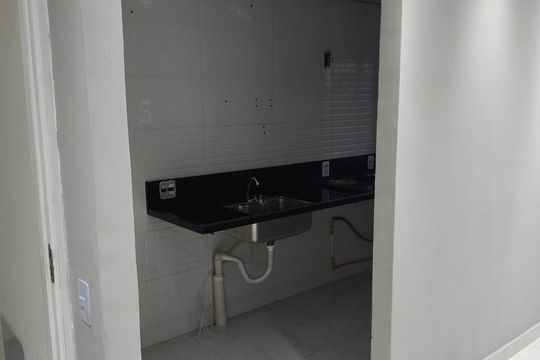 Cozinha de apartamento à venda com 2 quartos, 40m² em Jardim Egle, São Paulo