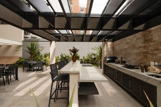 Área comum - Churrasqueira de apartamento para alugar com 2 quartos, 41m² em Perdizes, São Paulo