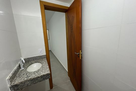 Banheiro de apartamento para alugar com 1 quarto, 53m² em Engenho de Dentro, Rio de Janeiro