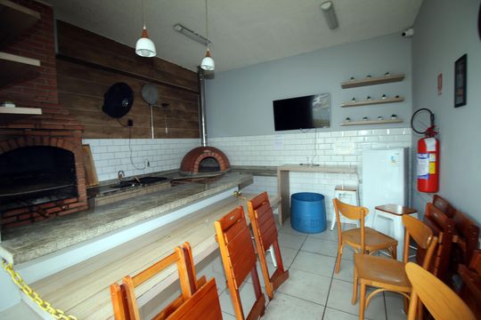Área comum - Churrasqueira de apartamento para alugar com 1 quarto, 33m² em Vista Alegre, Rio de Janeiro