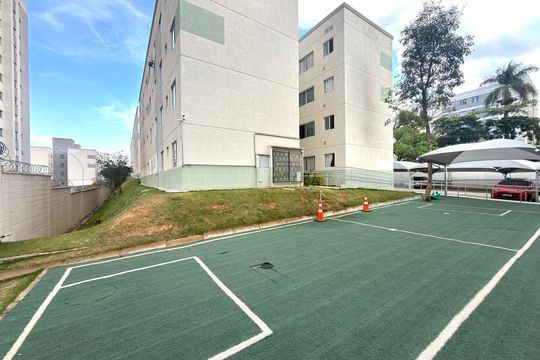 Área comum - Playground de apartamento para alugar com 2 quartos, 42m² em Chácaras Califórnia, Contagem