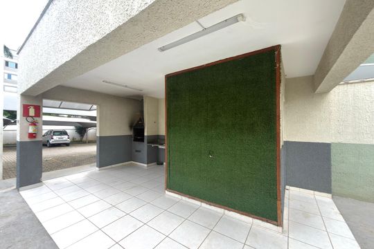 Área comum - Churrasqueira de apartamento para alugar com 2 quartos, 42m² em Chácaras Califórnia, Contagem