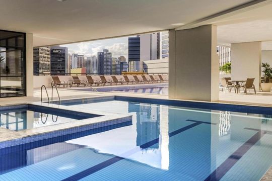 Área comum - Piscina de apartamento para alugar com 2 quartos, 86m² em Caminho das Árvores, Salvador