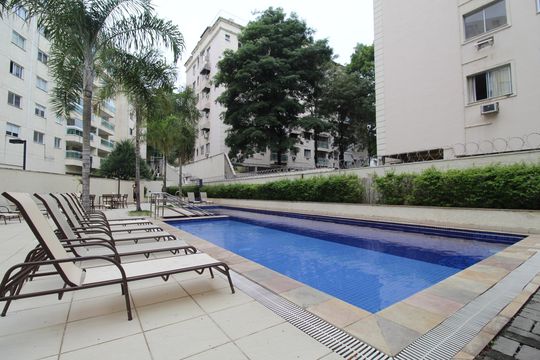Área comum - Piscina de apartamento para alugar com 2 quartos, 74m² em Pechincha, Rio de Janeiro