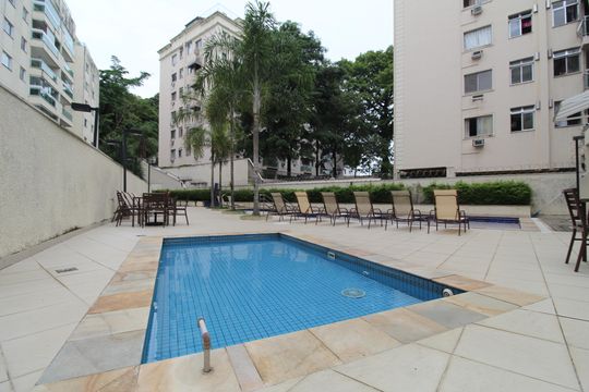 Área comum - Piscina de apartamento para alugar com 2 quartos, 74m² em Pechincha, Rio de Janeiro