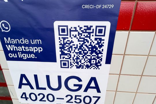 Placa de apartamento para alugar com 3 quartos, 145m² em Shcgn, Brasília