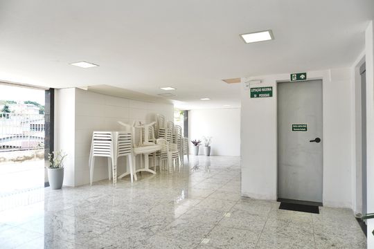 Área comum - Salão de festas de apartamento para alugar com 2 quartos, 58m² em Cidade Nova, Belo Horizonte