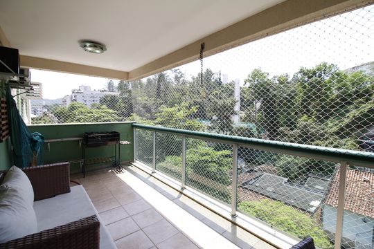 Varanda de apartamento à venda com 3 quartos, 132m² em Freguesia (jacarepaguá), Rio de Janeiro