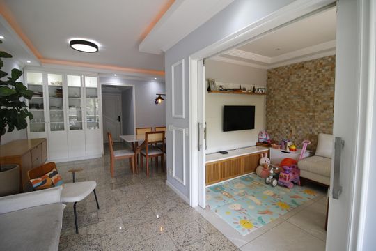 Sala de apartamento à venda com 3 quartos, 132m² em Freguesia (jacarepaguá), Rio de Janeiro