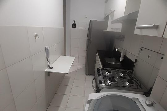 Cozinha de apartamento à venda com 2 quartos, 51m² em Jacarepaguá, Rio de Janeiro