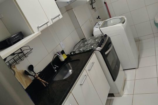 Cozinha de apartamento à venda com 2 quartos, 51m² em Jacarepaguá, Rio de Janeiro