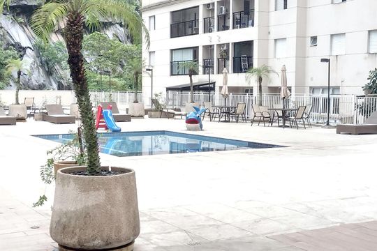 Área Comum - Piscina 2 de apartamento para alugar com 2 quartos, 84m² em Marapé, Santos