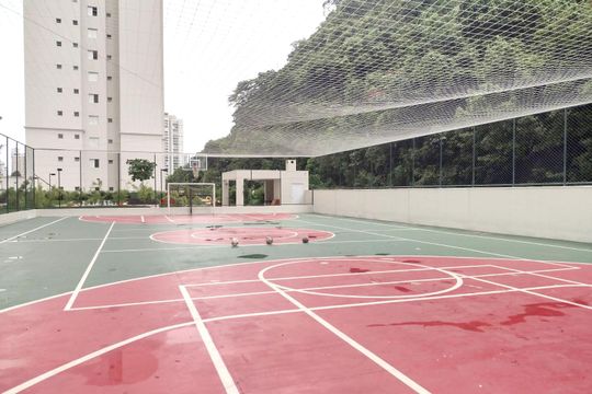 Área Comum - Quadra Poliesportiva de apartamento para alugar com 2 quartos, 84m² em Marapé, Santos