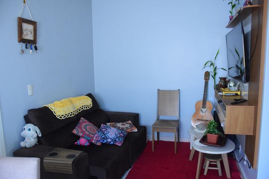 Sala de apartamento para alugar com 2 quartos, 46m² em Jardim Betânia, Cachoeirinha