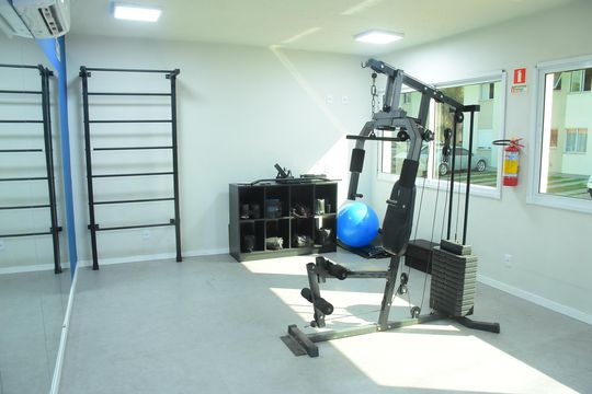 Área comum - Academia de apartamento para alugar com 2 quartos, 46m² em Jardim Betânia, Cachoeirinha
