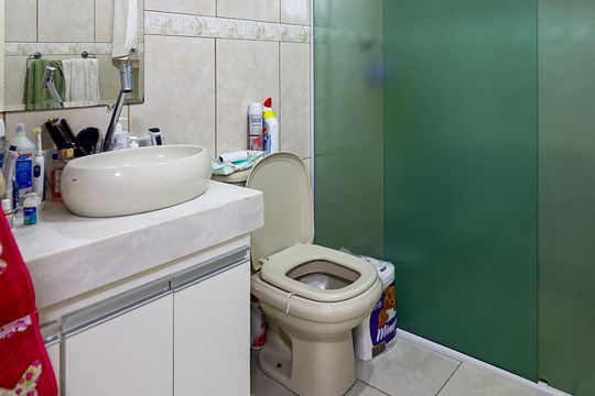 Banheiro de casa de condomínio à venda com 4 quartos, 1500m² em Terras de Itaici, Indaiatuba