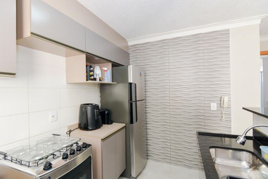 Cozinha de apartamento para alugar com 2 quartos, 42m² em Água Chata, Guarulhos