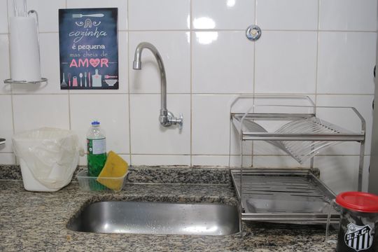 Cozinha  de apartamento à venda com 2 quartos, 56m² em Jardim Aricanduva, São Paulo