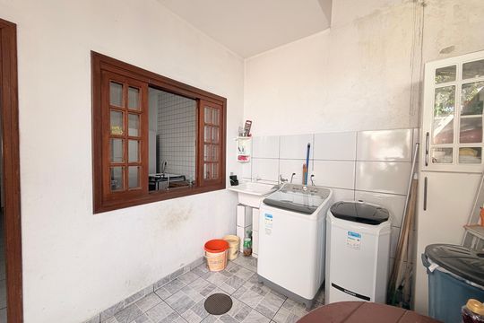 Área de Serviço de casa de condomínio à venda com 2 quartos, 124m² em Jardim Promeca, Várzea Paulista
