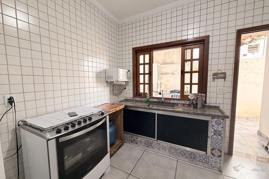 Cozinha de casa de condomínio à venda com 2 quartos, 124m² em Jardim Promeca, Várzea Paulista