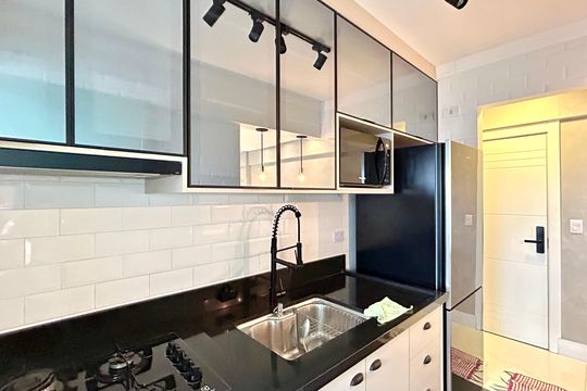 Cozinha de apartamento para alugar com 2 quartos, 59m² em Vila Renata, Guarulhos