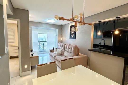 Sala de apartamento para alugar com 2 quartos, 59m² em Vila Renata, Guarulhos