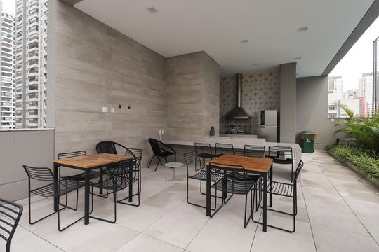 Área comum - Churrasqueira de apartamento para alugar com 2 quartos, 52m² em Tatuapé, São Paulo