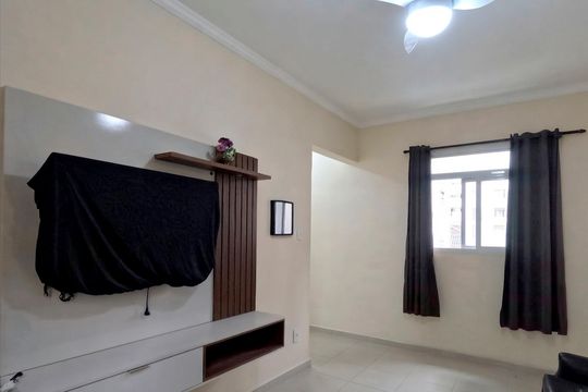 Sala de apartamento para alugar com 2 quartos, 88m² em José Menino, Santos