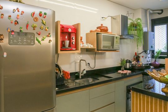 Cozinha e Área de Serviço de apartamento para alugar com 2 quartos, 51m² em Vila Leopoldina, São Paulo