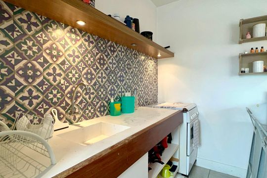 Cozinha de apartamento à venda com 1 quarto, 54m² em Vila Beatriz, São Paulo