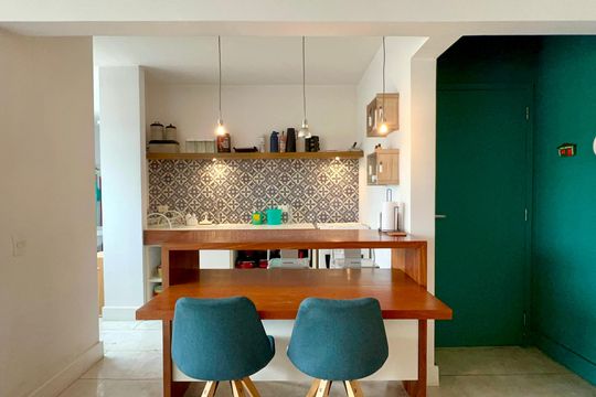 Cozinha de apartamento à venda com 1 quarto, 54m² em Vila Beatriz, São Paulo