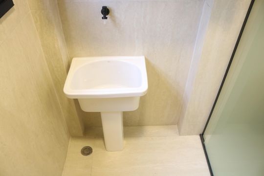 Área de Serviço de kitnet/studio para alugar com 1 quarto, 39m² em Pompeia, São Paulo