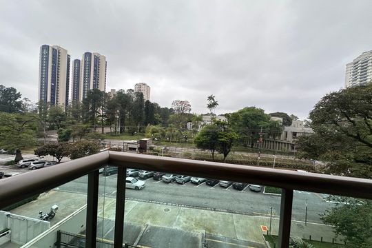 Varanda da Sala de apartamento para alugar com 3 quartos, 130m² em Alphaville Industrial, Barueri