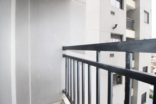 Varanda da Sala de apartamento à venda com 2 quartos, 45m² em Jardim Brasil, São Paulo