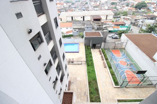 Vista da varanda de apartamento à venda com 2 quartos, 45m² em Jardim Brasil, São Paulo