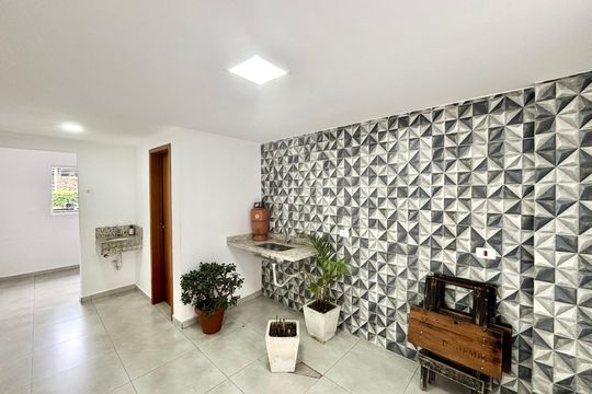 Área comum - Churrasqueira de apartamento para alugar com 2 quartos, 45m² em Vila Santa Teresa (zona Leste), São Paulo