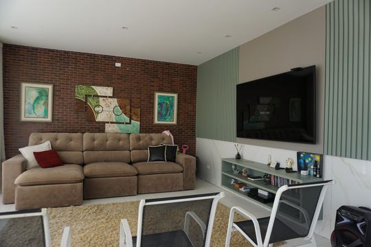 Área externa - Sala 2 de casa de condomínio para alugar com 6 quartos, 600m² em Jardim Indaia, Embu das Artes