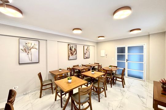 Área comum - Salão de festas de apartamento para alugar com 2 quartos, 49m² em Vila Guilhermina, São Paulo