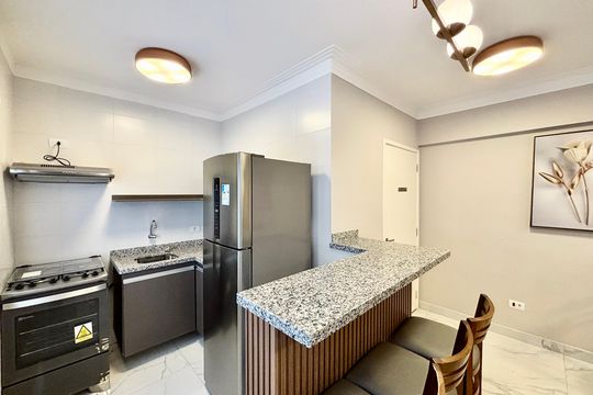 Área comum - Salão de festas de apartamento para alugar com 2 quartos, 49m² em Vila Guilhermina, São Paulo