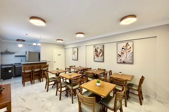 Área comum - Salão de festas de apartamento para alugar com 2 quartos, 49m² em Vila Guilhermina, São Paulo