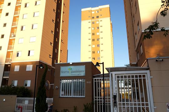 Fachada de apartamento para alugar com 2 quartos, 56m² em Jardim Sao Carlos, Sorocaba