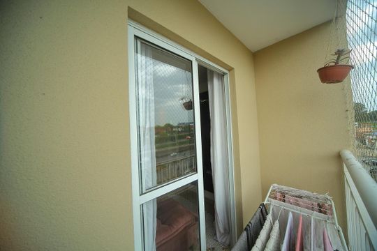 Varanda da Sala de apartamento à venda com 2 quartos, 48m² em Vila Goncalves, São Bernardo do Campo