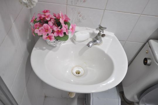 Lavabo de apartamento à venda com 2 quartos, 63m² em Jardim Leonor Mendes de Barros, São Paulo