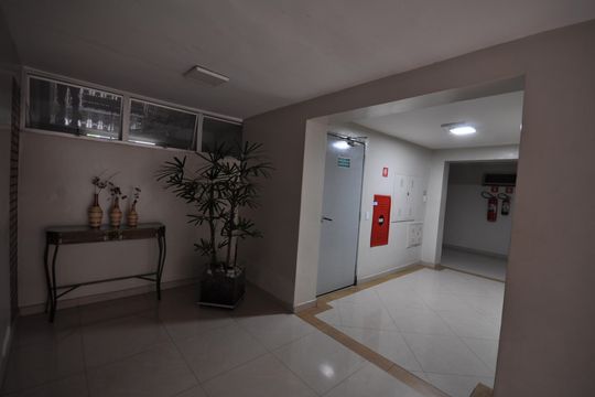Hall Social de apartamento à venda com 2 quartos, 63m² em Jardim Leonor Mendes de Barros, São Paulo