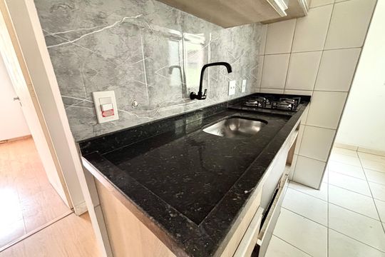 Cozinha de apartamento para alugar com 2 quartos, 47m² em Jardim Sao Miguel, Ferraz de Vasconcelos