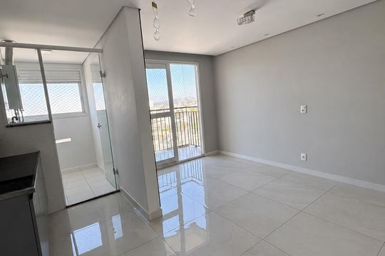 Cozinha/Sala de apartamento à venda com 2 quartos, 52m² em Parque São Lourenço, São Paulo