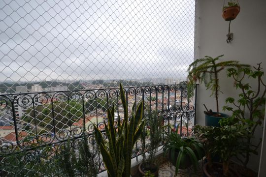 Varanda de apartamento à venda com 2 quartos, 71m² em Vila Gomes, São Paulo