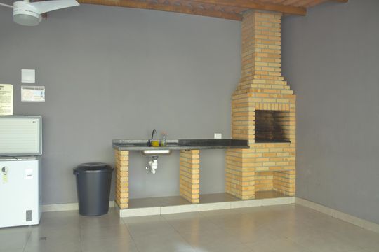 Área comum - Churrasqueira de apartamento para alugar com 2 quartos, 48m² em Demarchi, São Bernardo do Campo